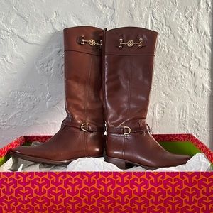 Tory Burch Nadine riding Boot. Like new worn once.